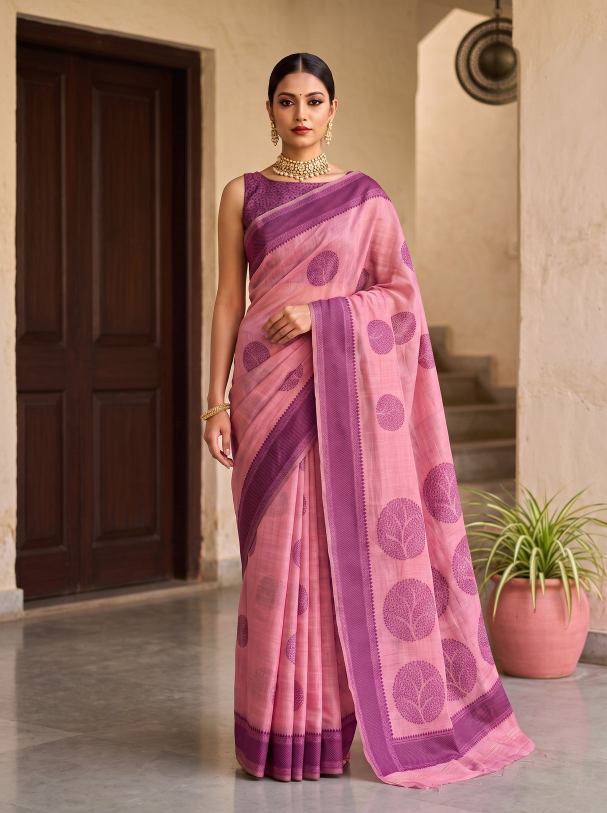 MIMOSA Saree Saree — pose 10 styling detail