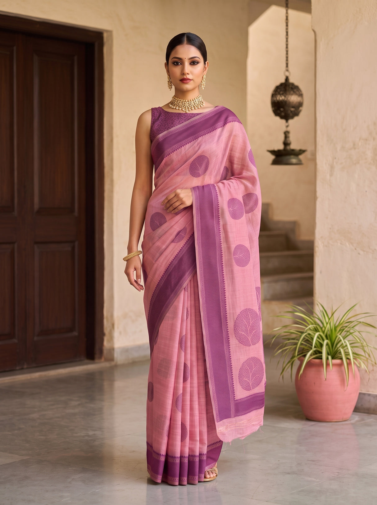 MIMOSA Saree Saree — pose 6 styling detail