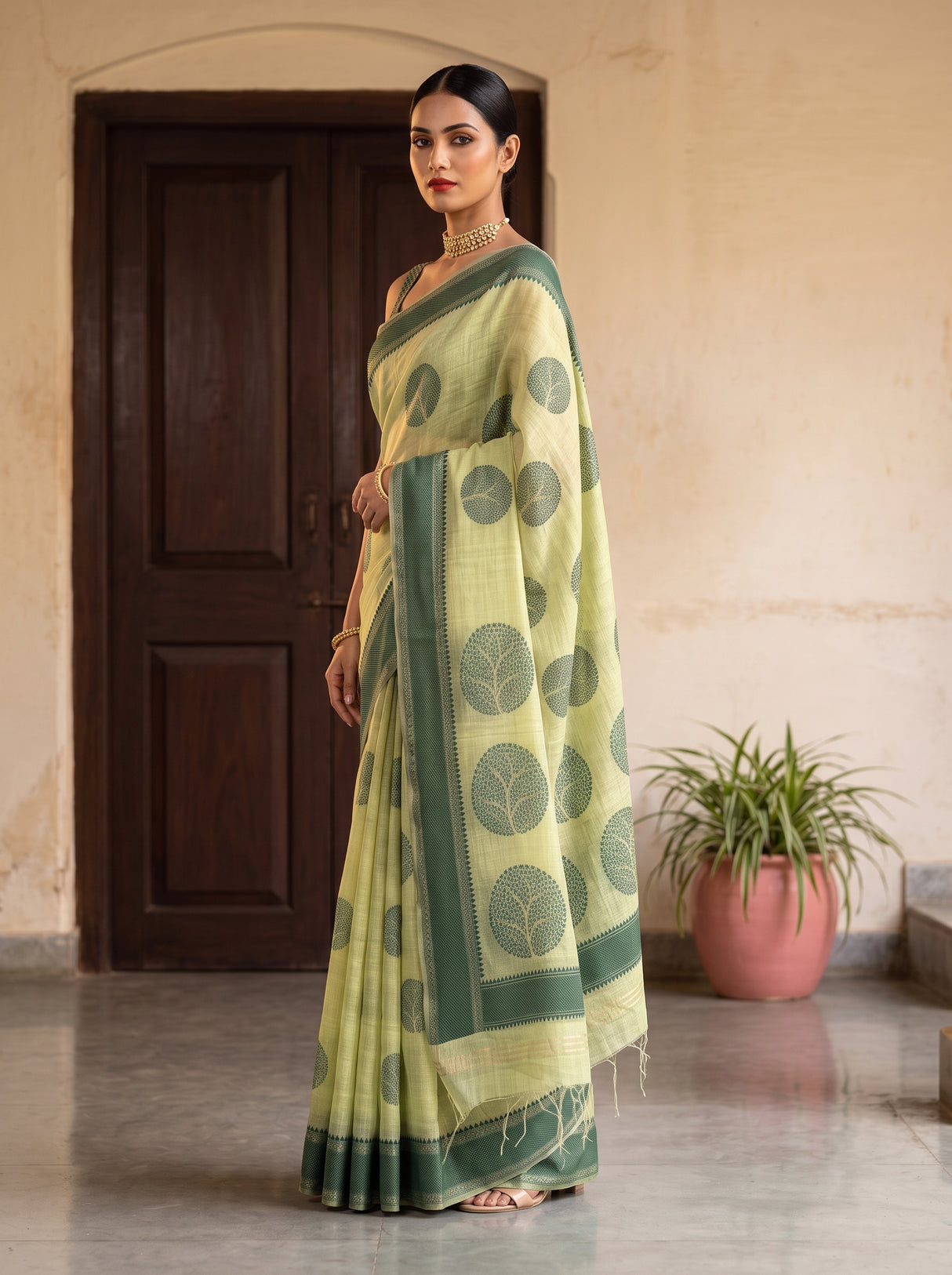MIMOSA Saree Saree — pose 4 styling detail