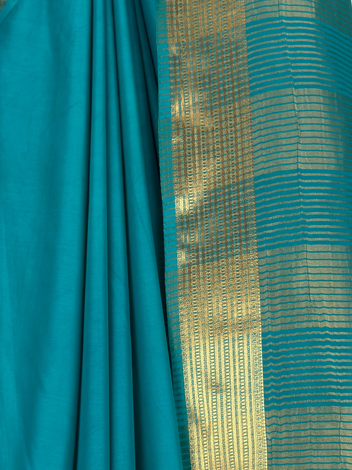 MIMOSA Sapphire Saree Saree — fleets shot full lifestyle