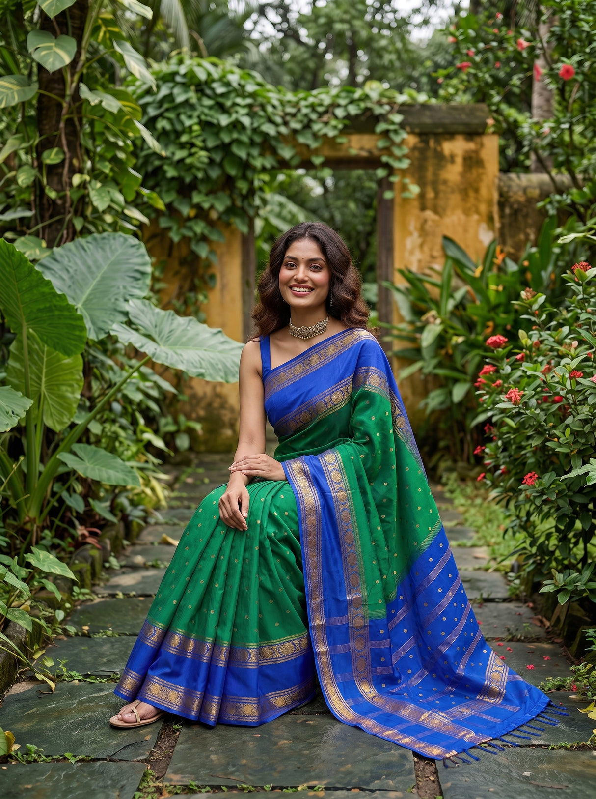 MIMOSA Rama Saree Saree — pose 8 styling detail
