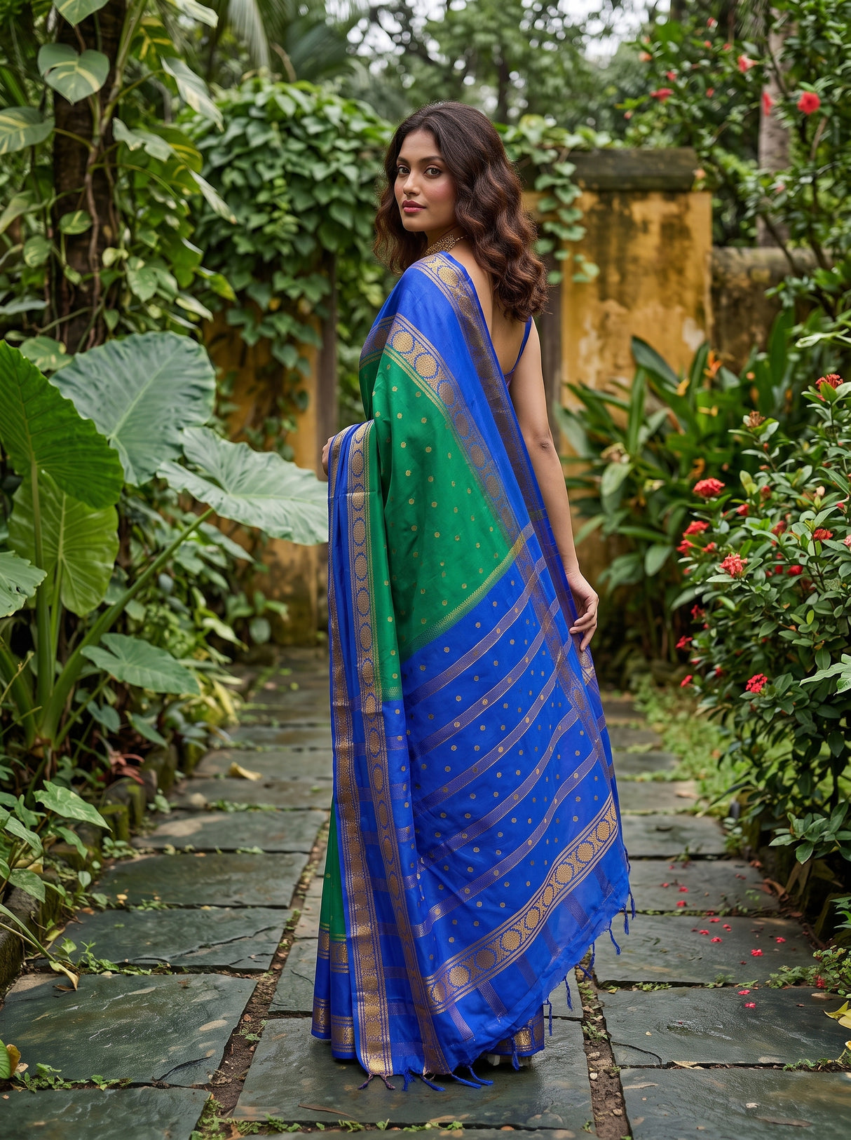 MIMOSA Rama Saree Saree — pose 9 styling detail