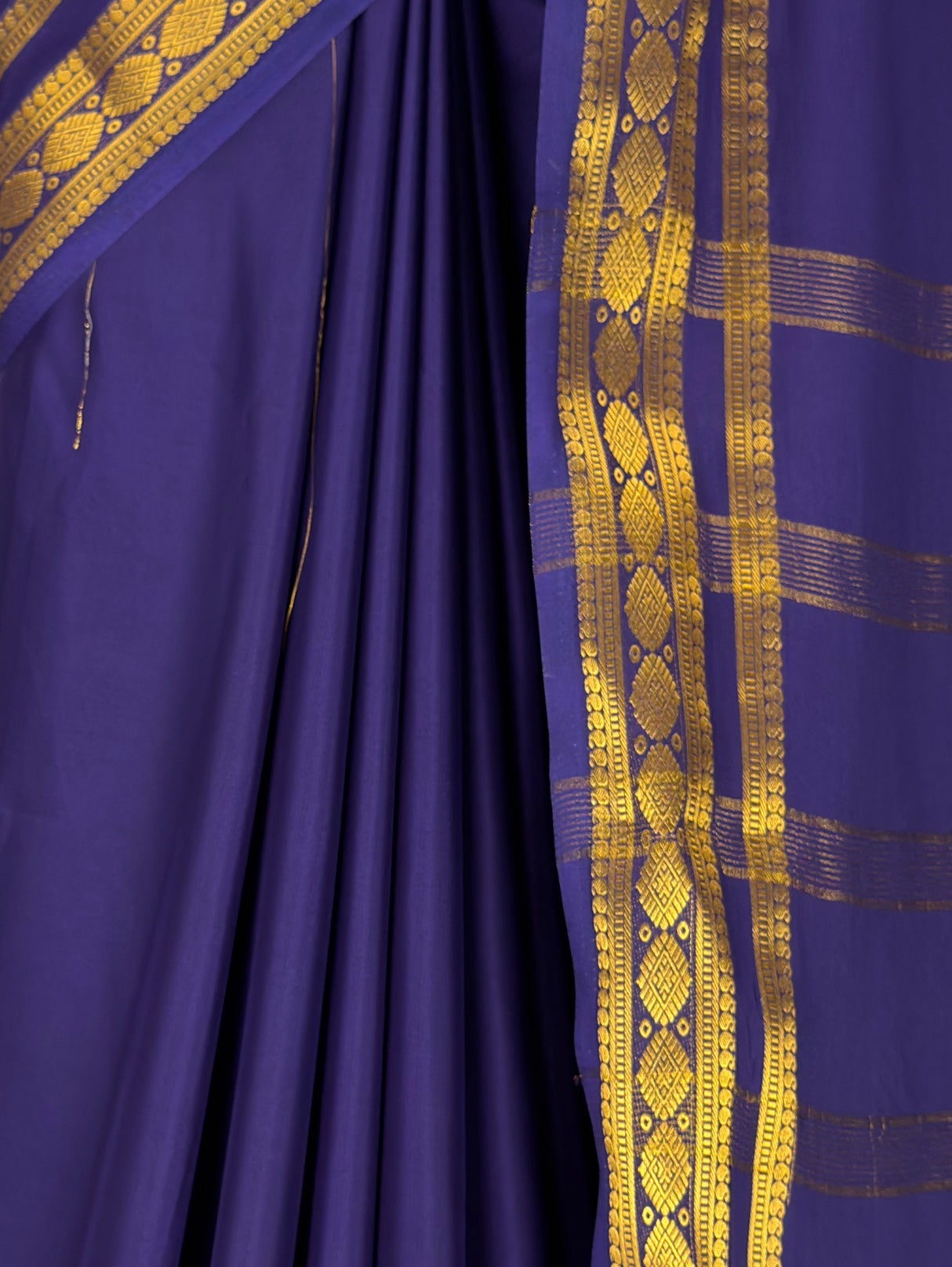 MIMOSA Navy Saree Saree — fleets shot full lifestyle