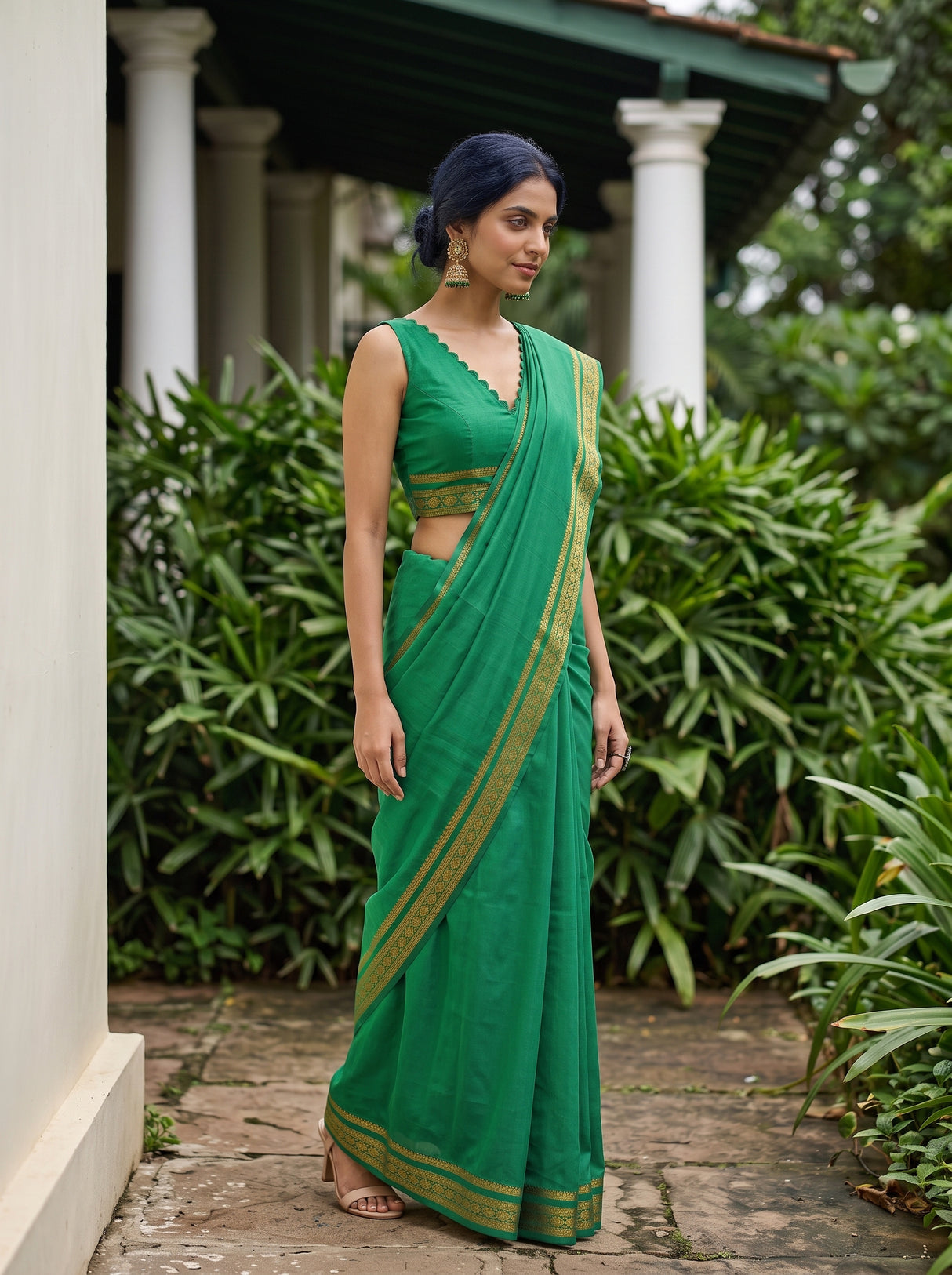 MIMOSA Rama Saree Saree — pose 5 styling detail