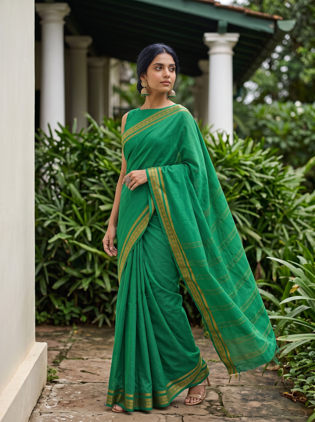 MIMOSA Rama Saree Saree — pose 9 styling detail