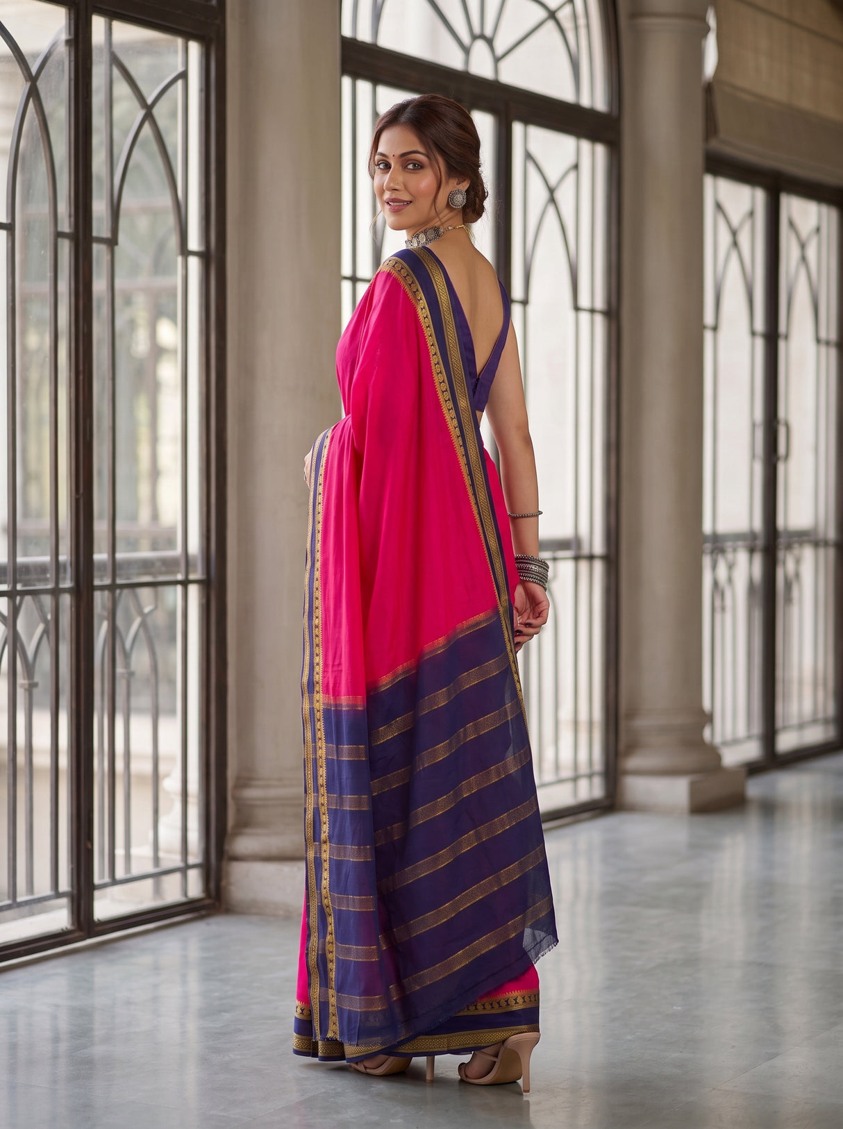 MIMOSA Rani Saree Saree — pose 7 styling detail