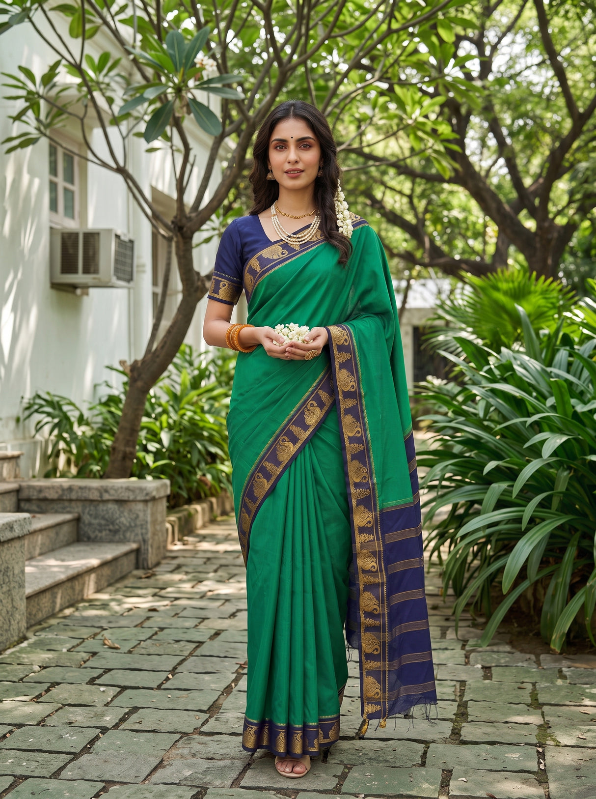 MIMOSA Rama Saree Saree — pose 6 styling detail