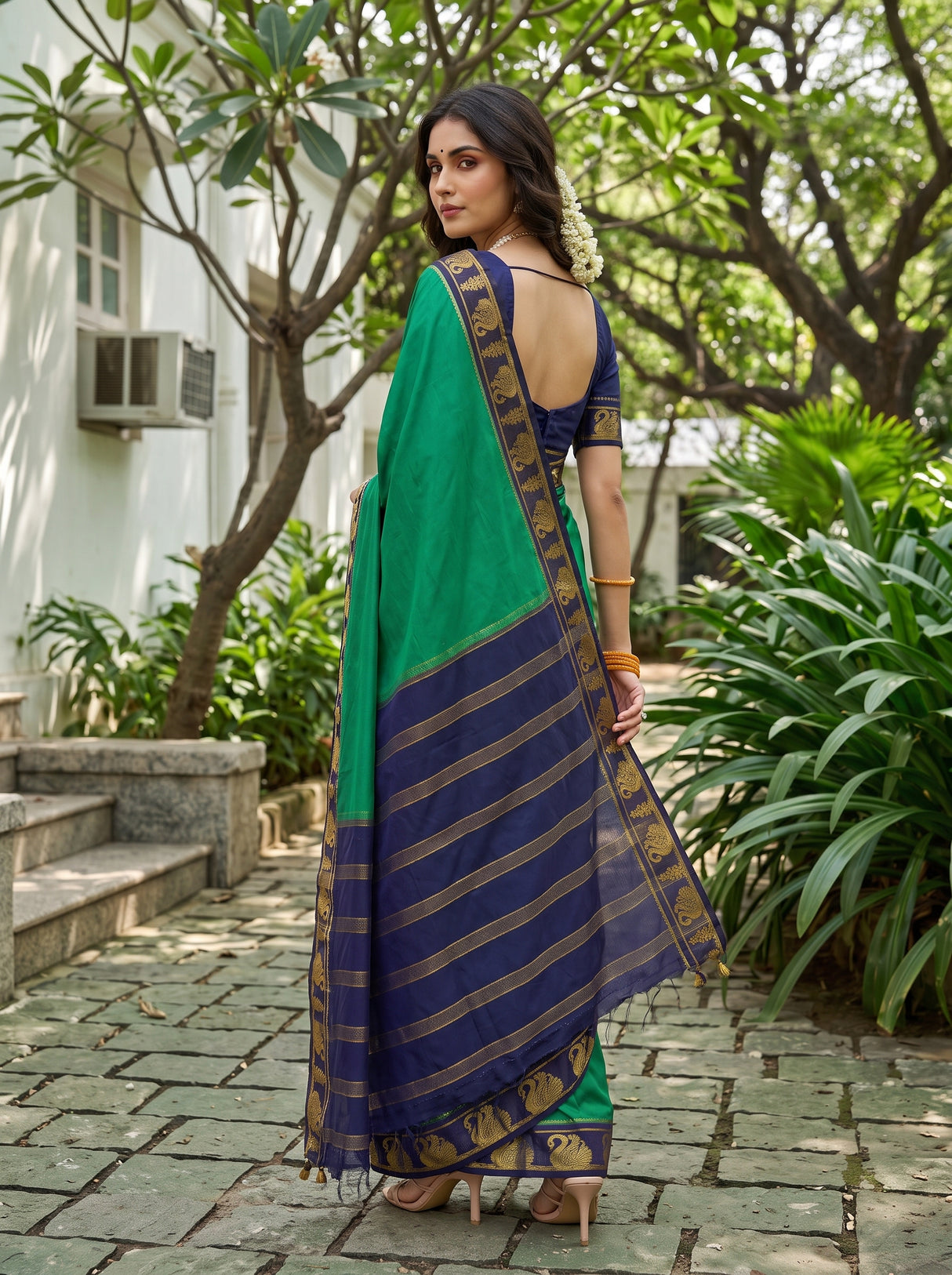 MIMOSA Rama Saree Saree — pose 7 styling detail