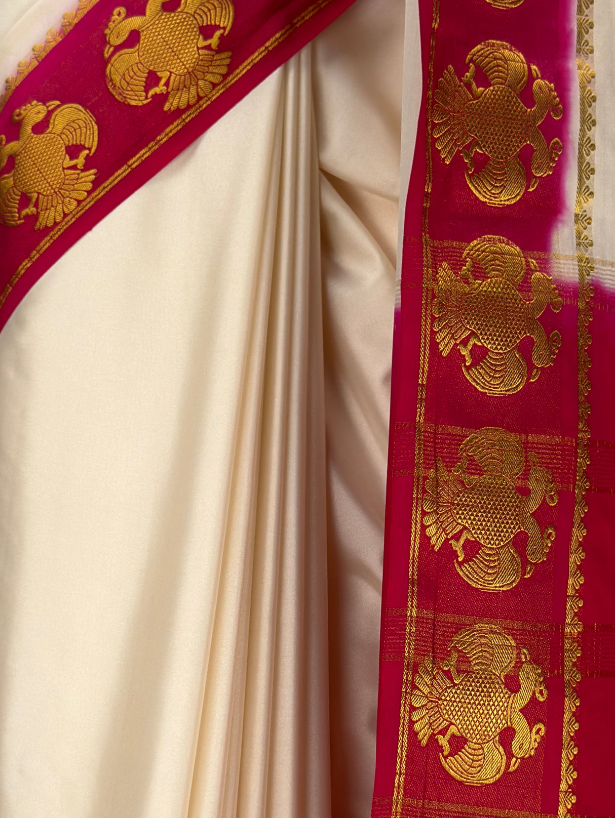 MIMOSA Half White Saree Saree — fleets shot full lifestyle