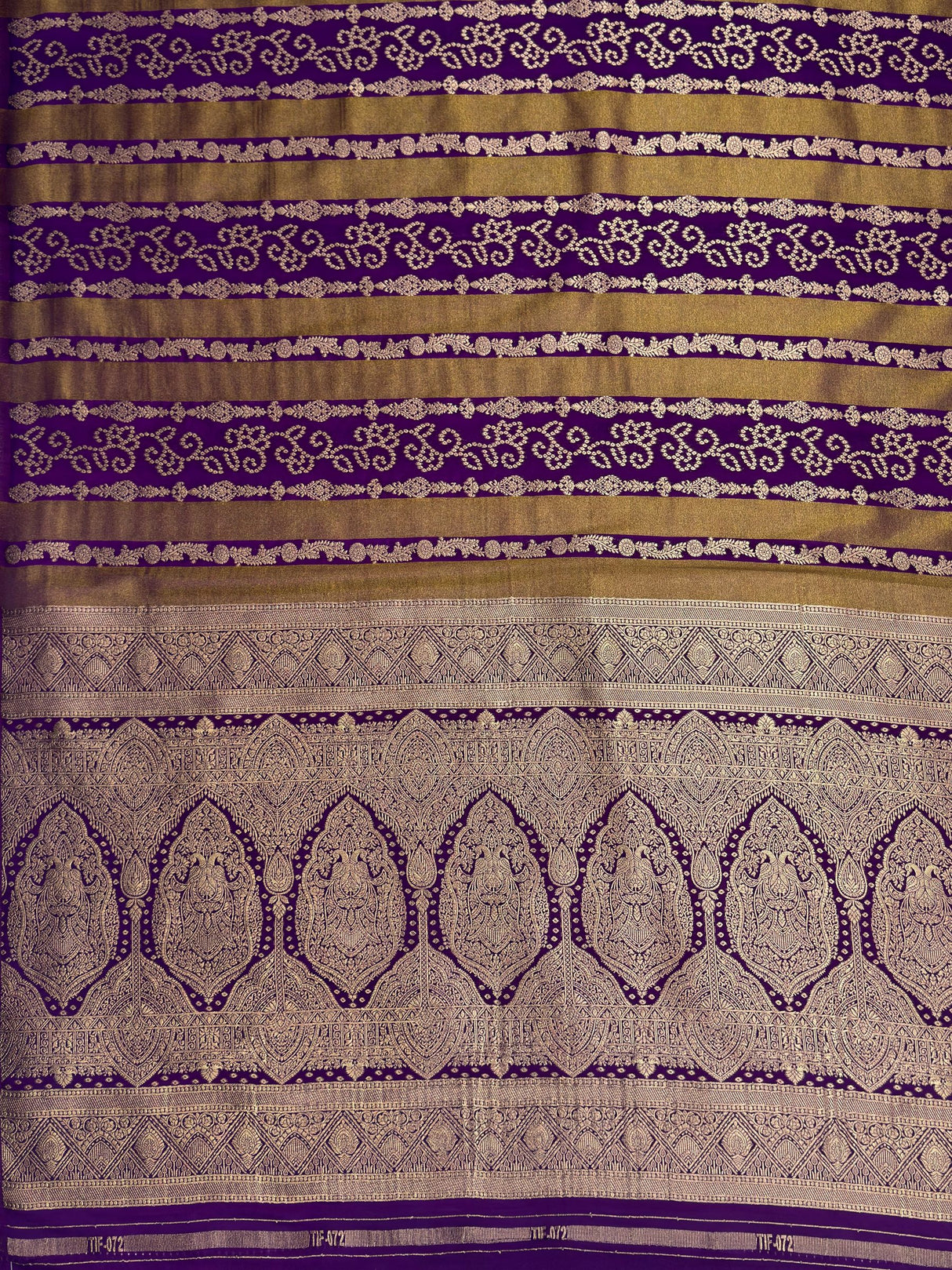 MIMOSA Jamun Saree Saree — pallu and zari work detail
