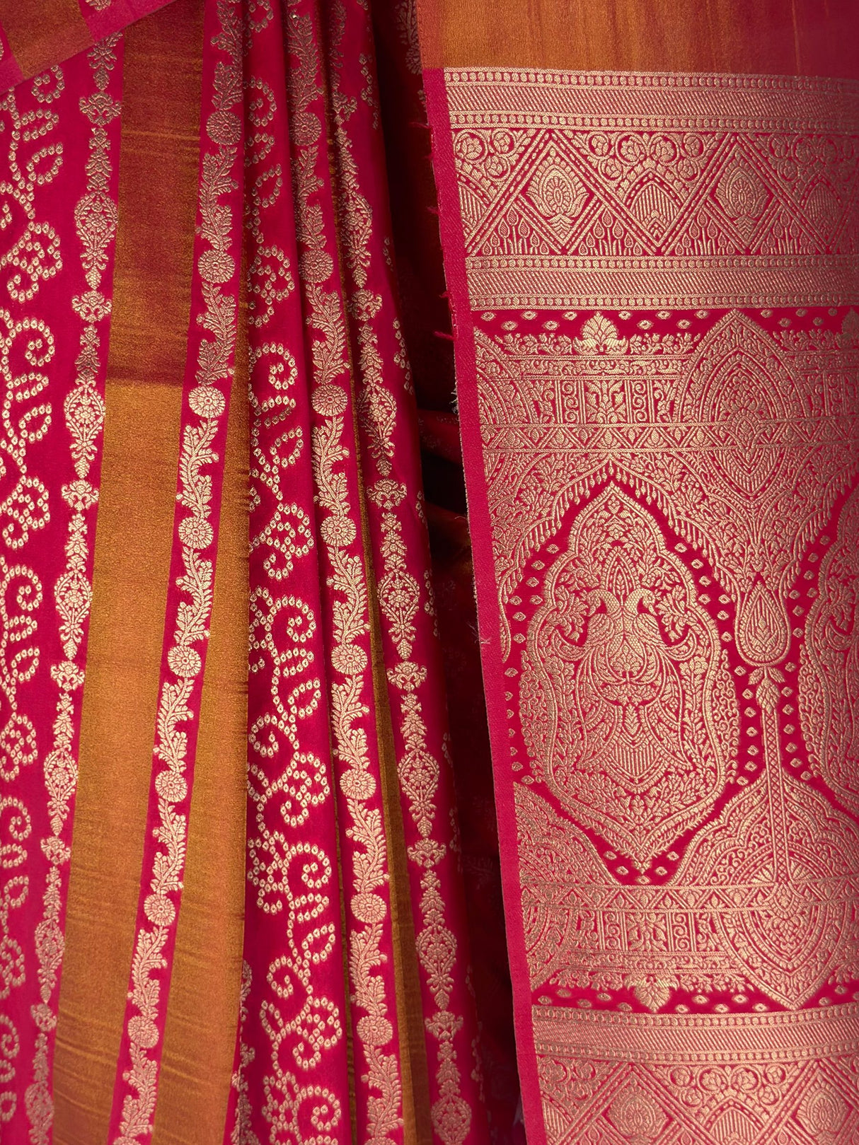 MIMOSA Strawberry Saree Saree — fleets shot full lifestyle