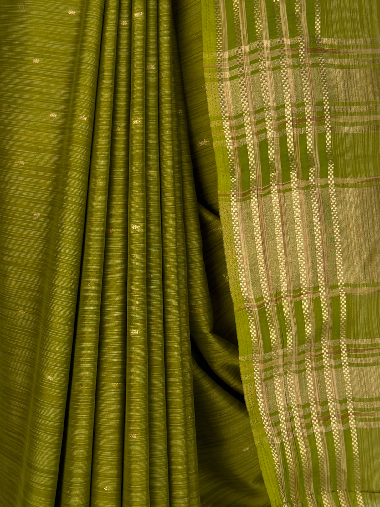 MIMOSA Olive Saree Saree — fleets shot full lifestyle