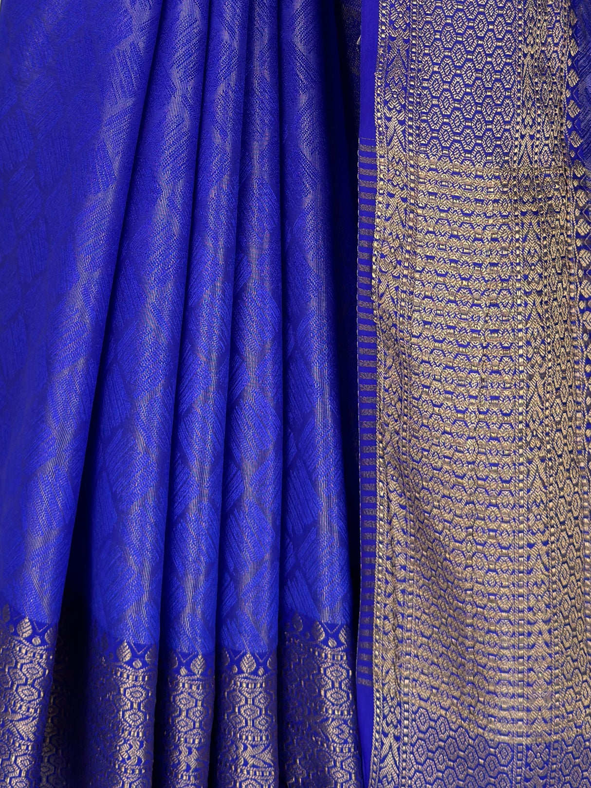 MIMOSA Royal Blue Saree Saree — fleets shot full lifestyle