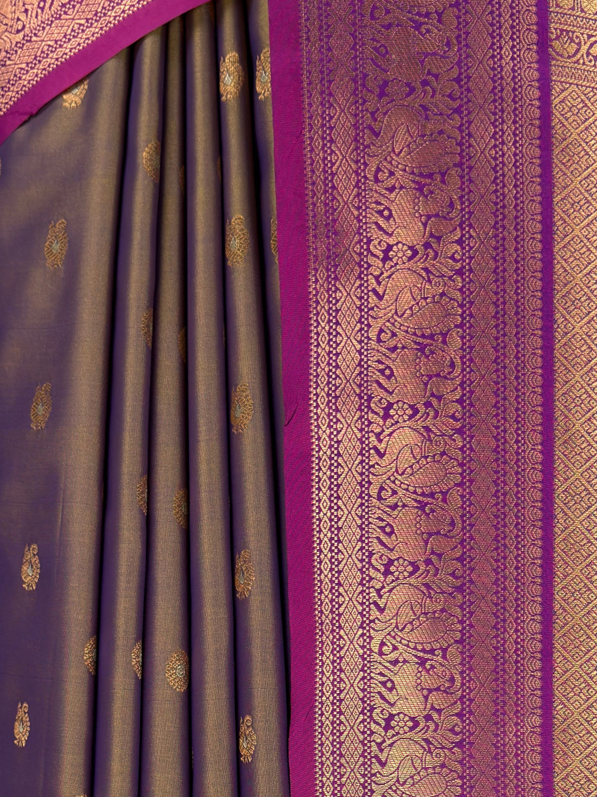 MIMOSA Violet Saree Saree — fleets shot full lifestyle