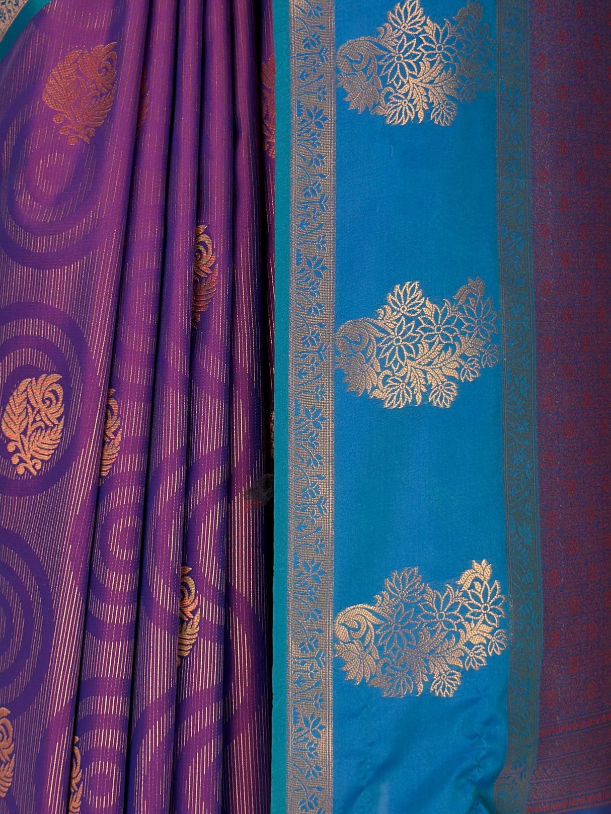 MIMOSA Purple Saree Saree — fleets shot full lifestyle