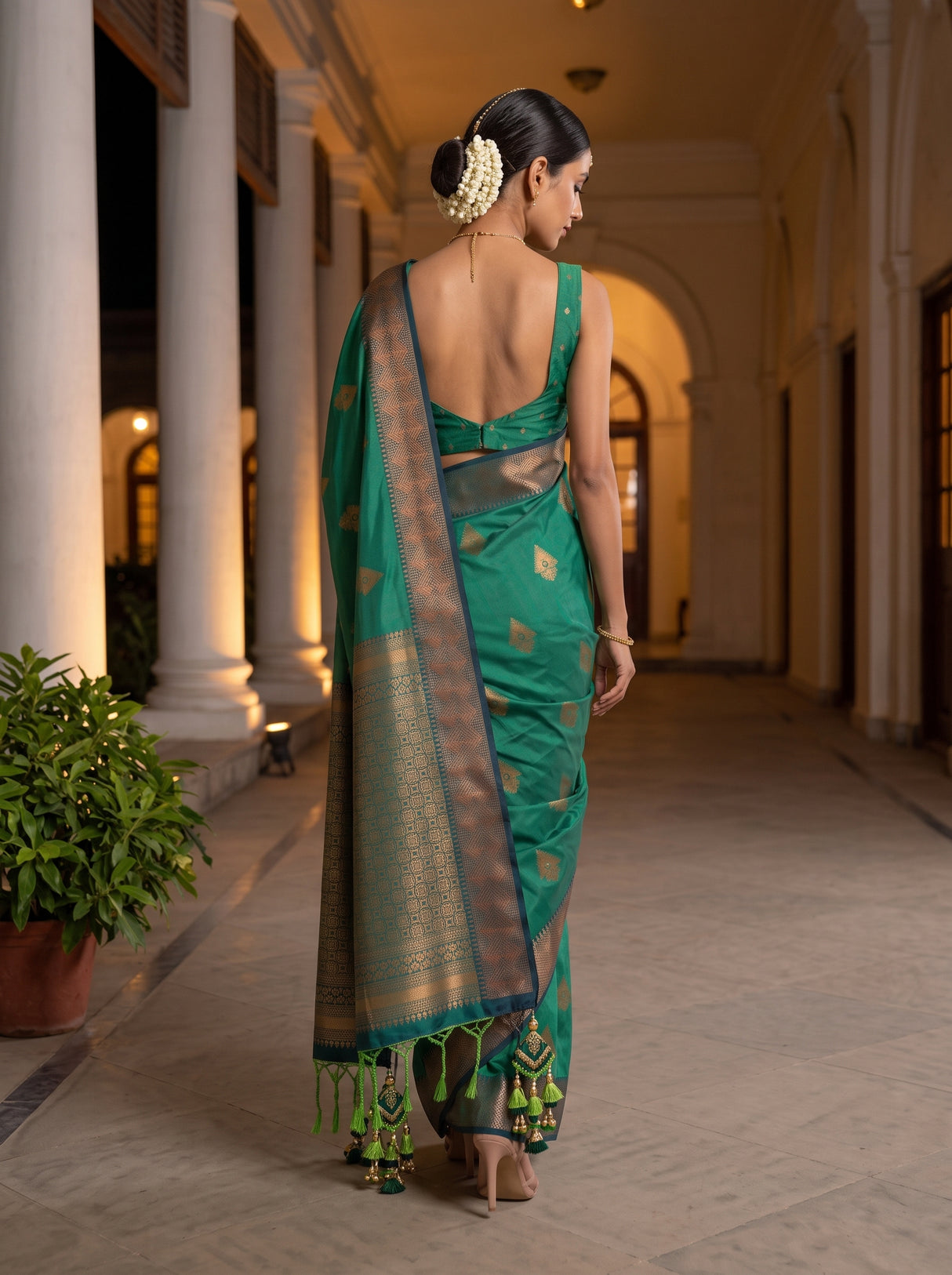 MIMOSA Rama Saree Saree — pose 2 styling detail