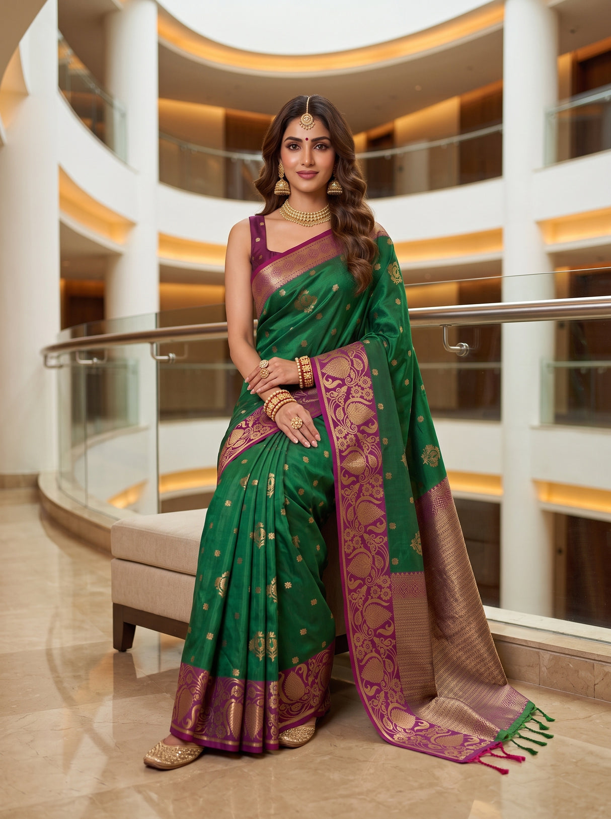 MIMOSA Rama Saree Saree — pose 8 styling detail