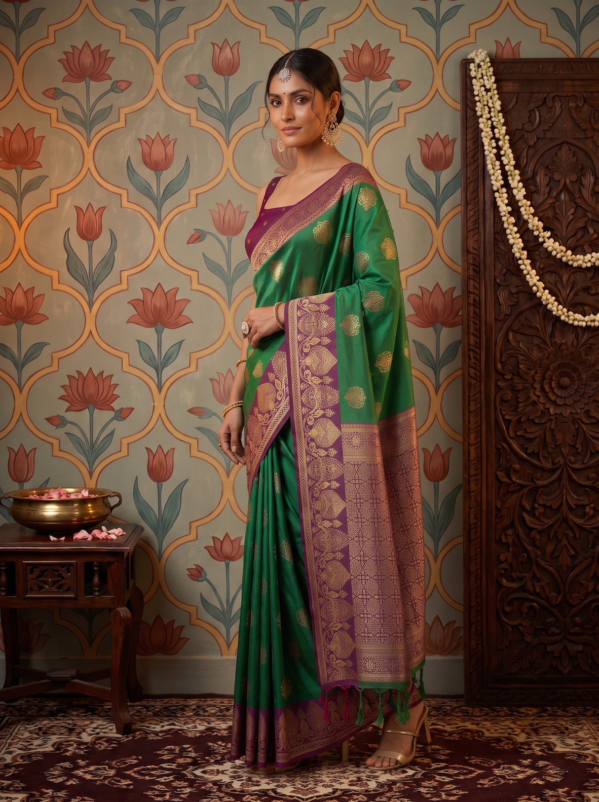 MIMOSA Rama Saree Saree — pose 5 styling detail