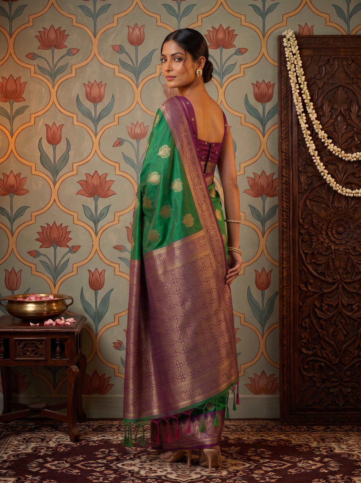 MIMOSA Rama Saree Saree — pose 7 styling detail