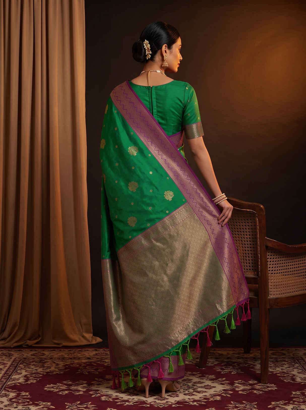 MIMOSA Rama Saree Saree — pose 2 styling detail