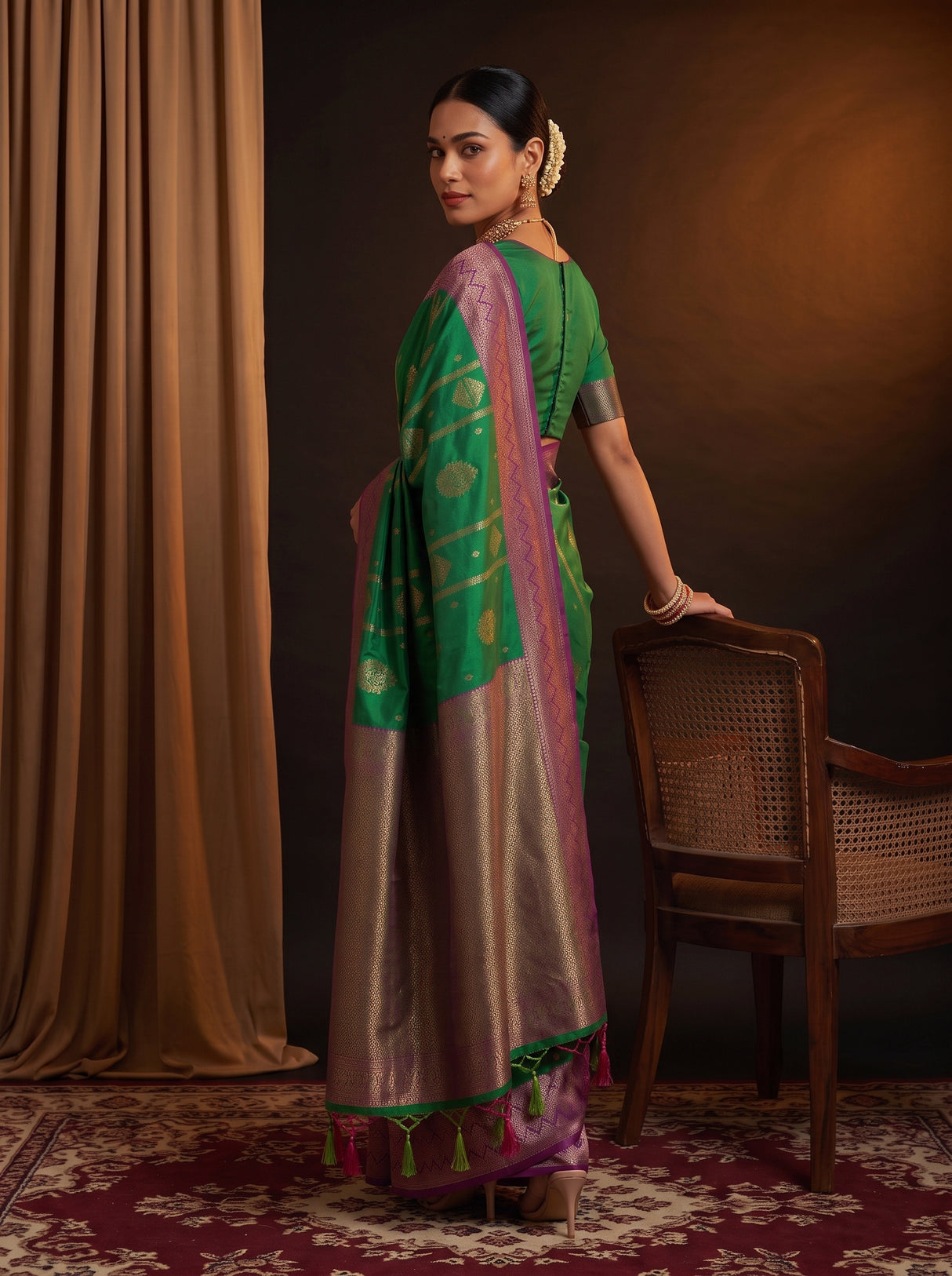 MIMOSA Rama Saree Saree — pose 5 styling detail