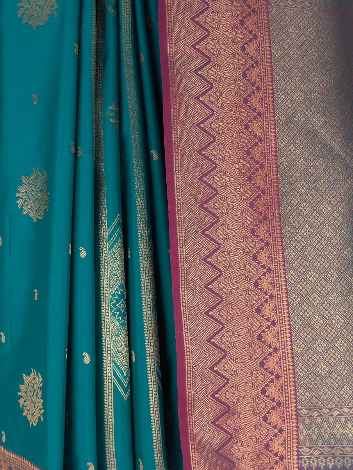 MIMOSA Sapphire Saree Saree — fleets shot full lifestyle