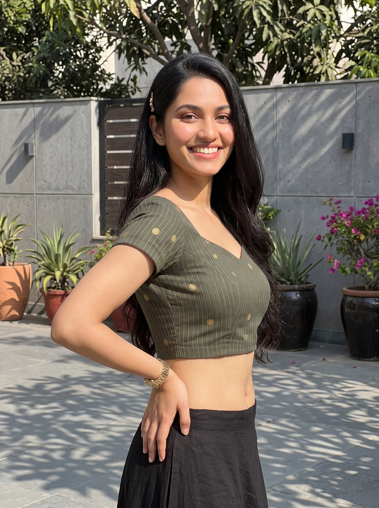 MIMOSA Saree Saree — blouse close-up