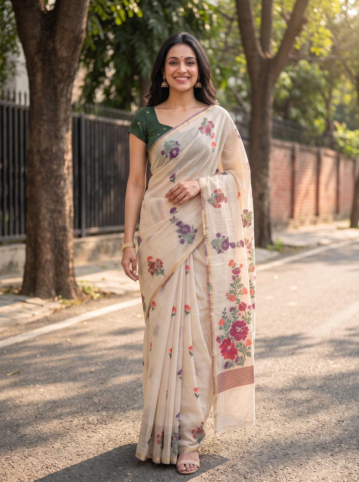 MIMOSA Saree Saree — pose 6 styling detail