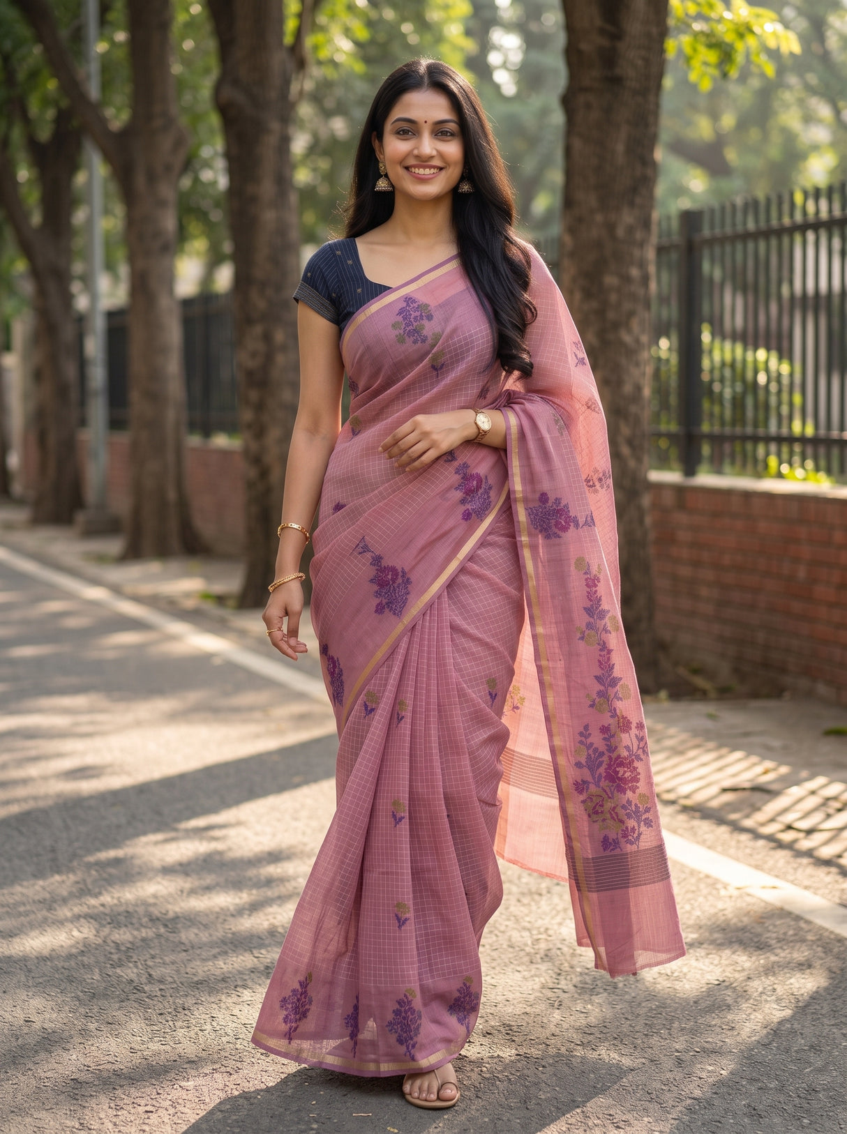 MIMOSA Saree Saree — pose 6 styling detail