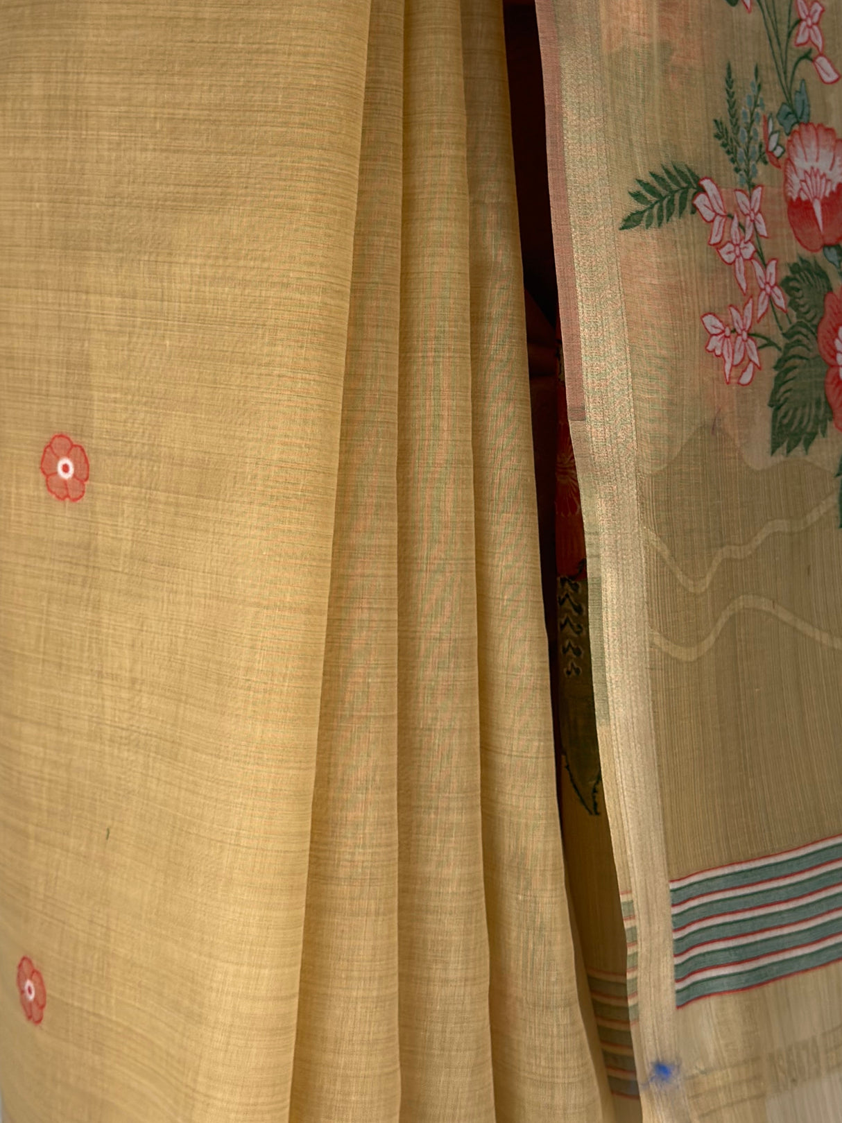 MIMOSA Chiku Saree Saree — fleets shot full lifestyle