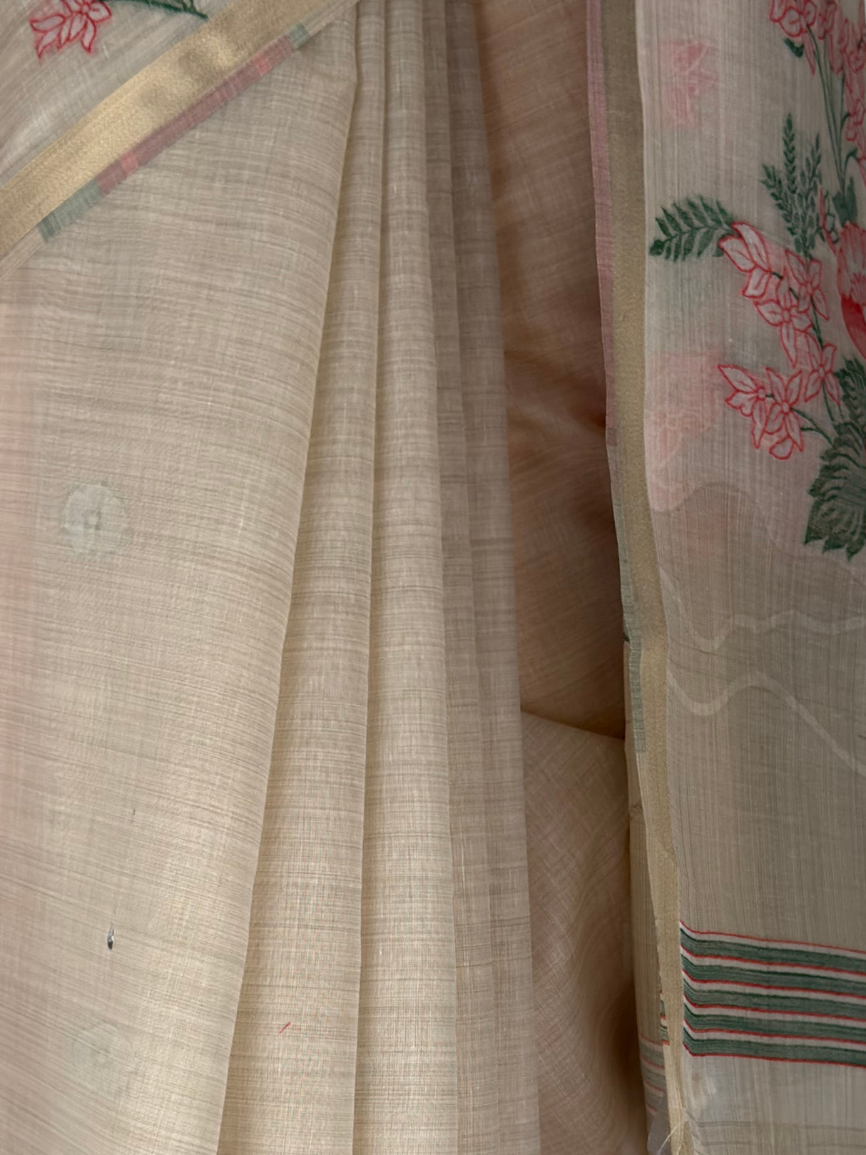 MIMOSA Half White Saree Saree — fleets shot full lifestyle