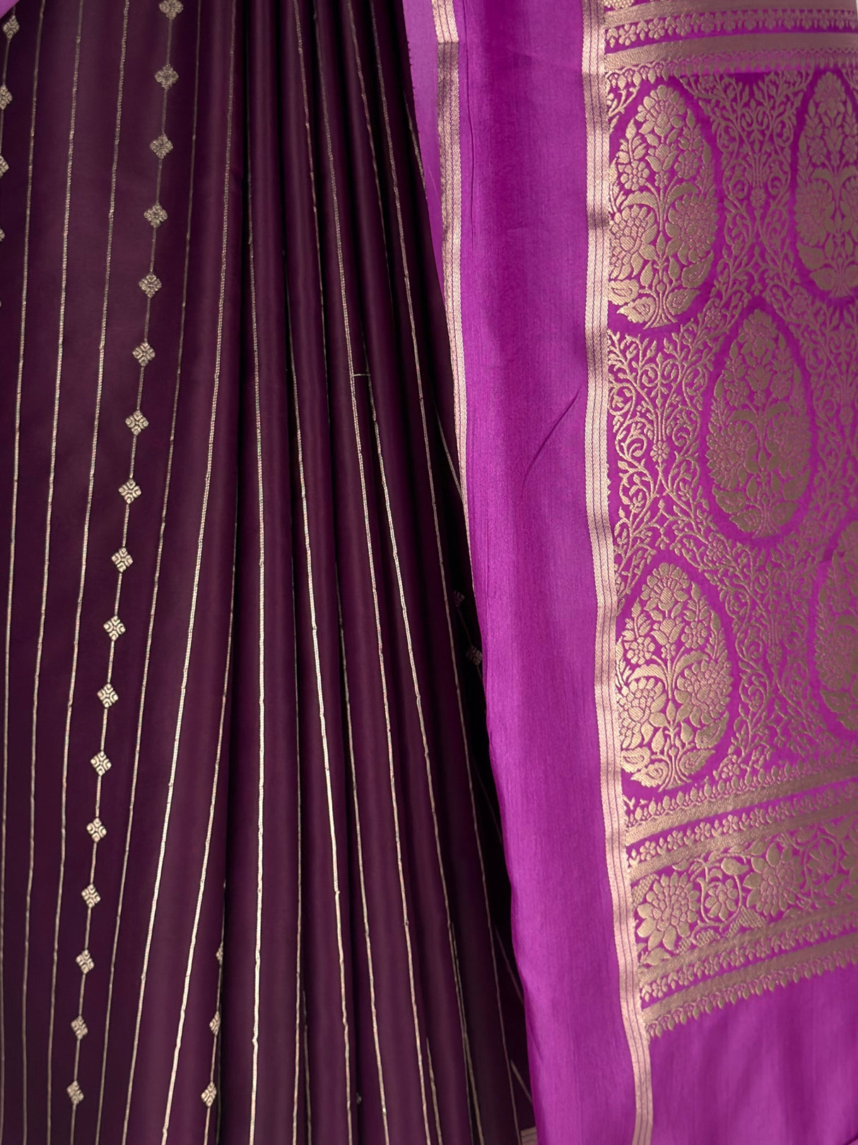 MIMOSA Jamun Saree Saree — fleets shot full lifestyle