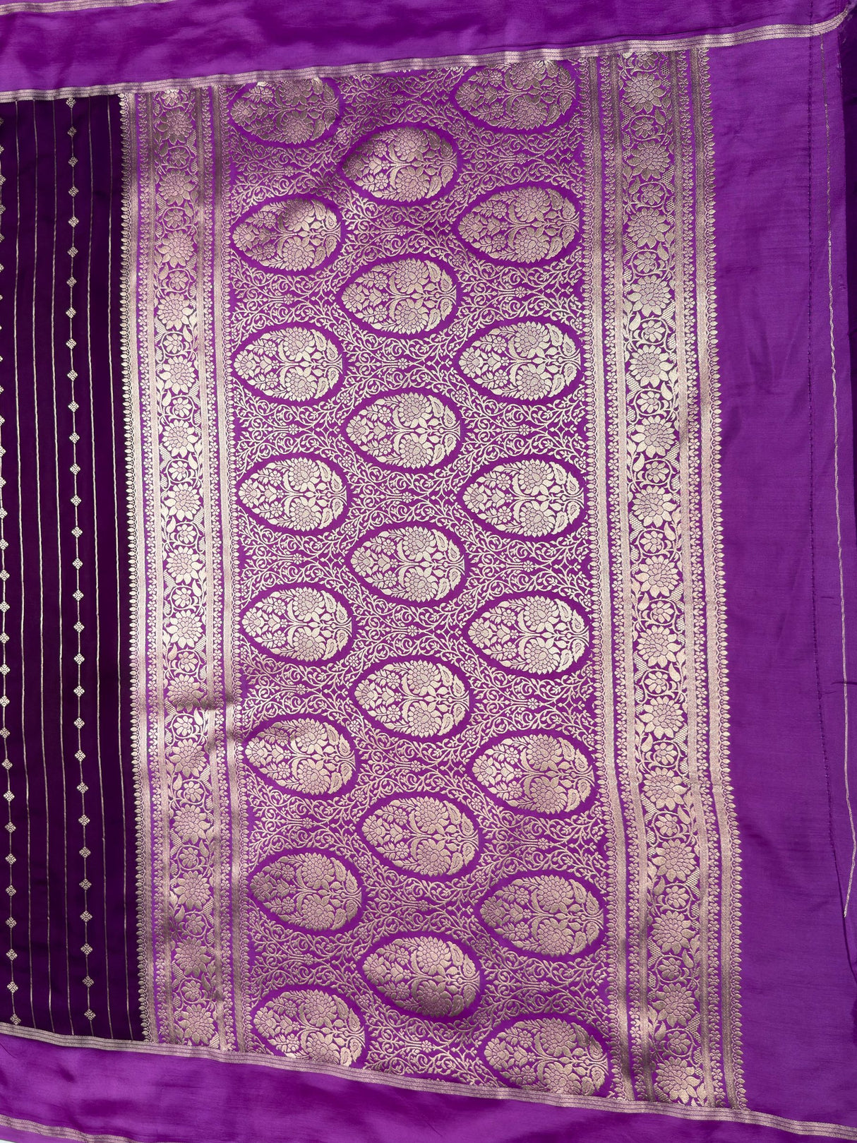 MIMOSA Jamun Saree Saree — pallu and zari work detail