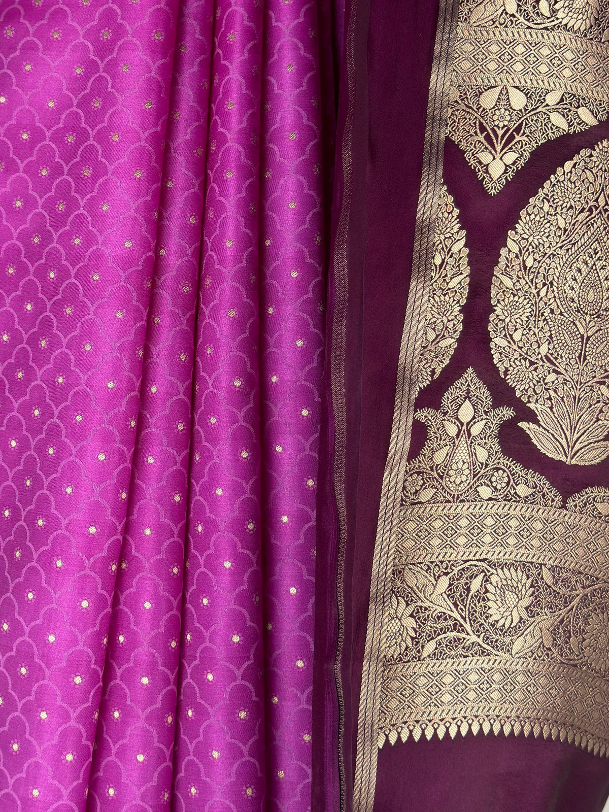 MIMOSA Lavender Saree Saree — fleets shot full lifestyle