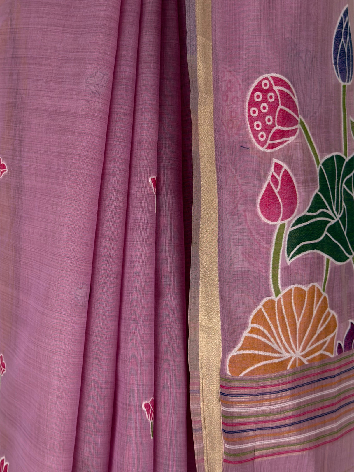 MIMOSA Lavender Saree Saree — fleets shot full lifestyle