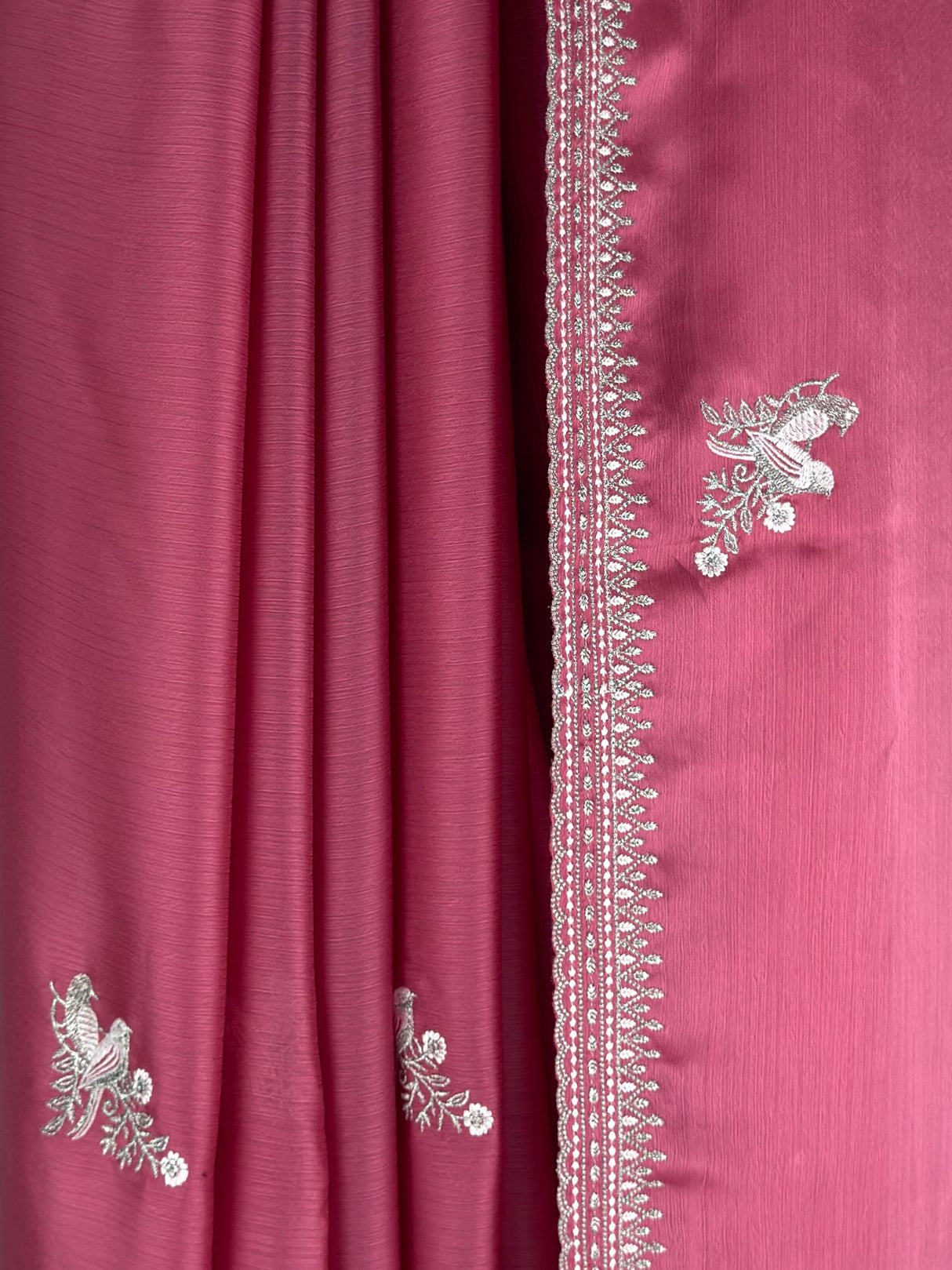 MIMOSA Gajari Banarasi chiffon Saree — fleets shot full lifestyle