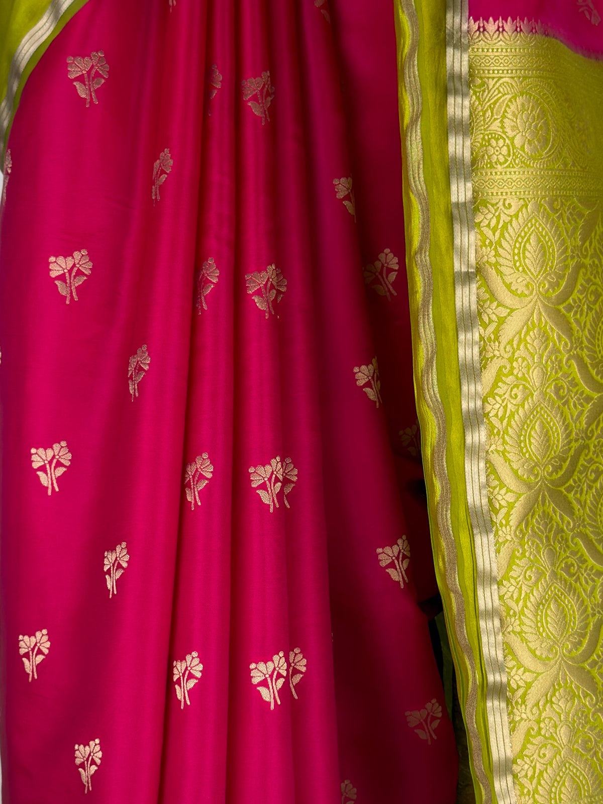 MIMOSA Rani Mysore Silk Saree — fleets shot full lifestyle