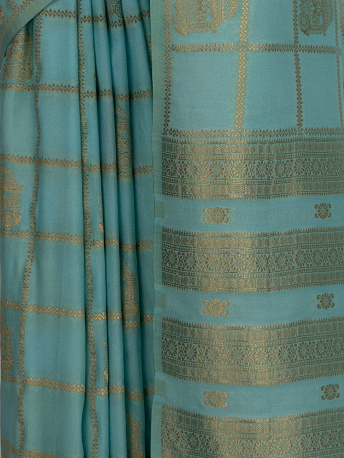 MIMOSA Ananda Mysore Silk Crepe Saree — fleets shot full lifestyle