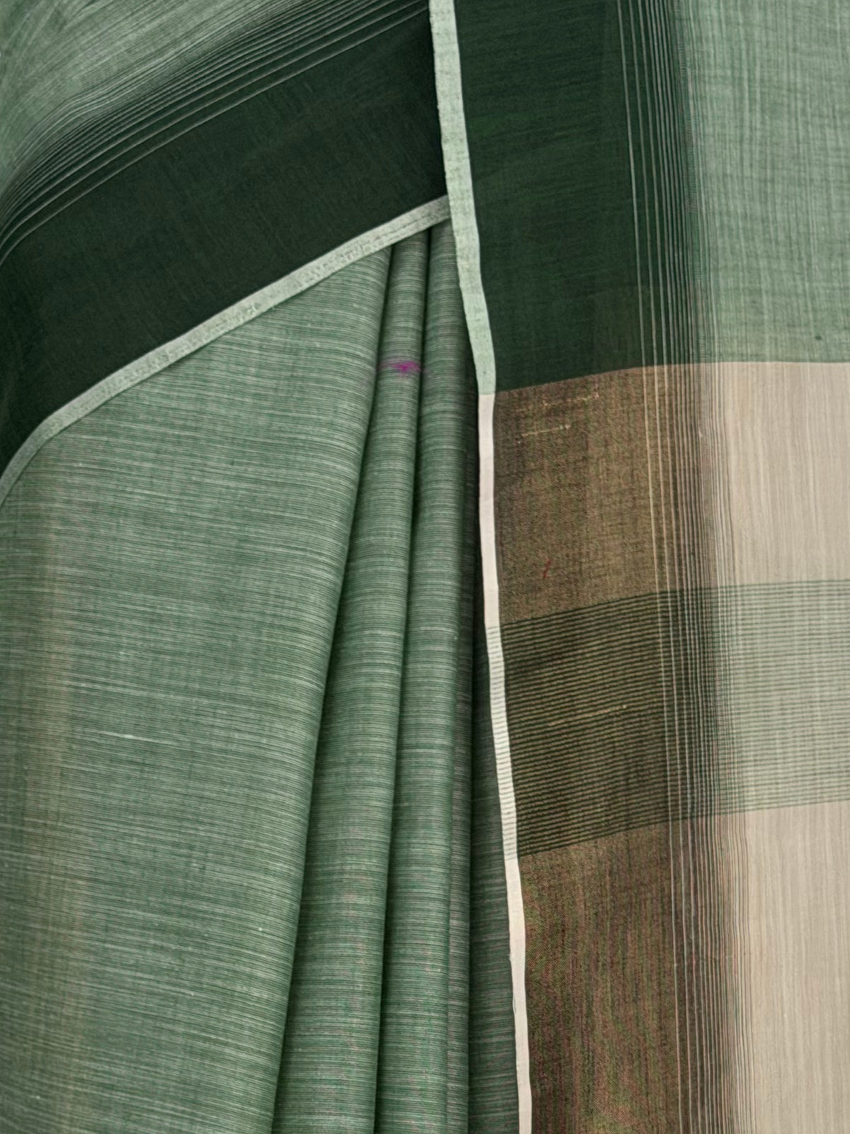 MIMOSA Green Banarasi Saree — fleets shot full lifestyle