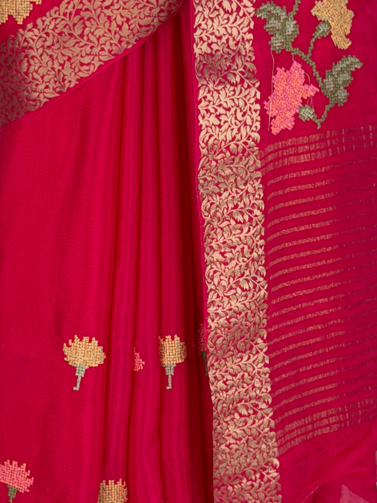 MIMOSA Rani Jaipur Saree — fleets shot full lifestyle