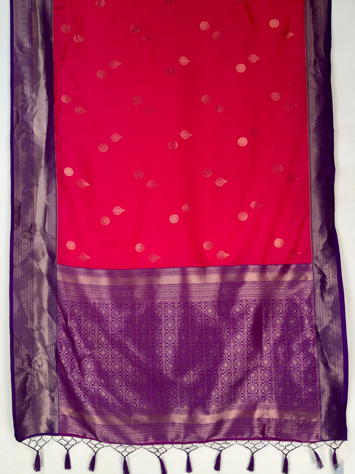 MIMOSA Rani Kanjivaram Saree — pallu and zari work detail