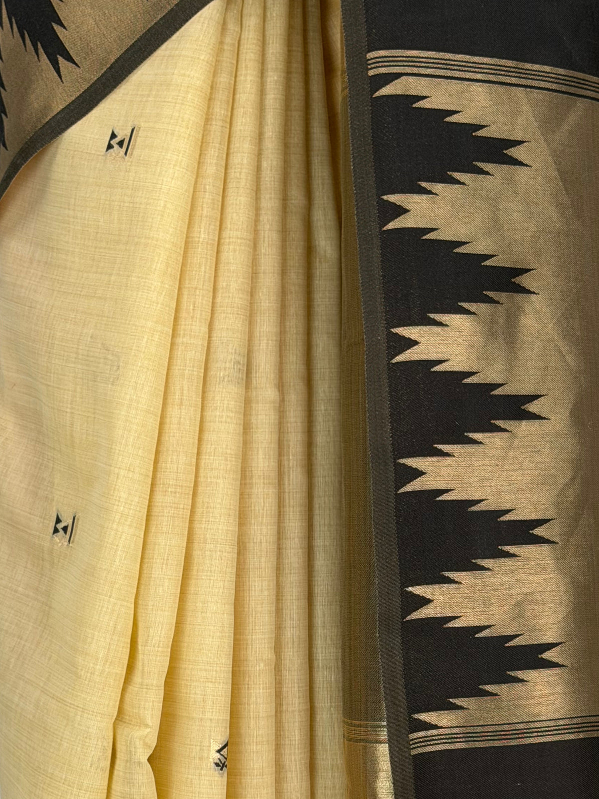 MIMOSA Tussar Banarasi Cotton Saree — fleets shot full lifestyle