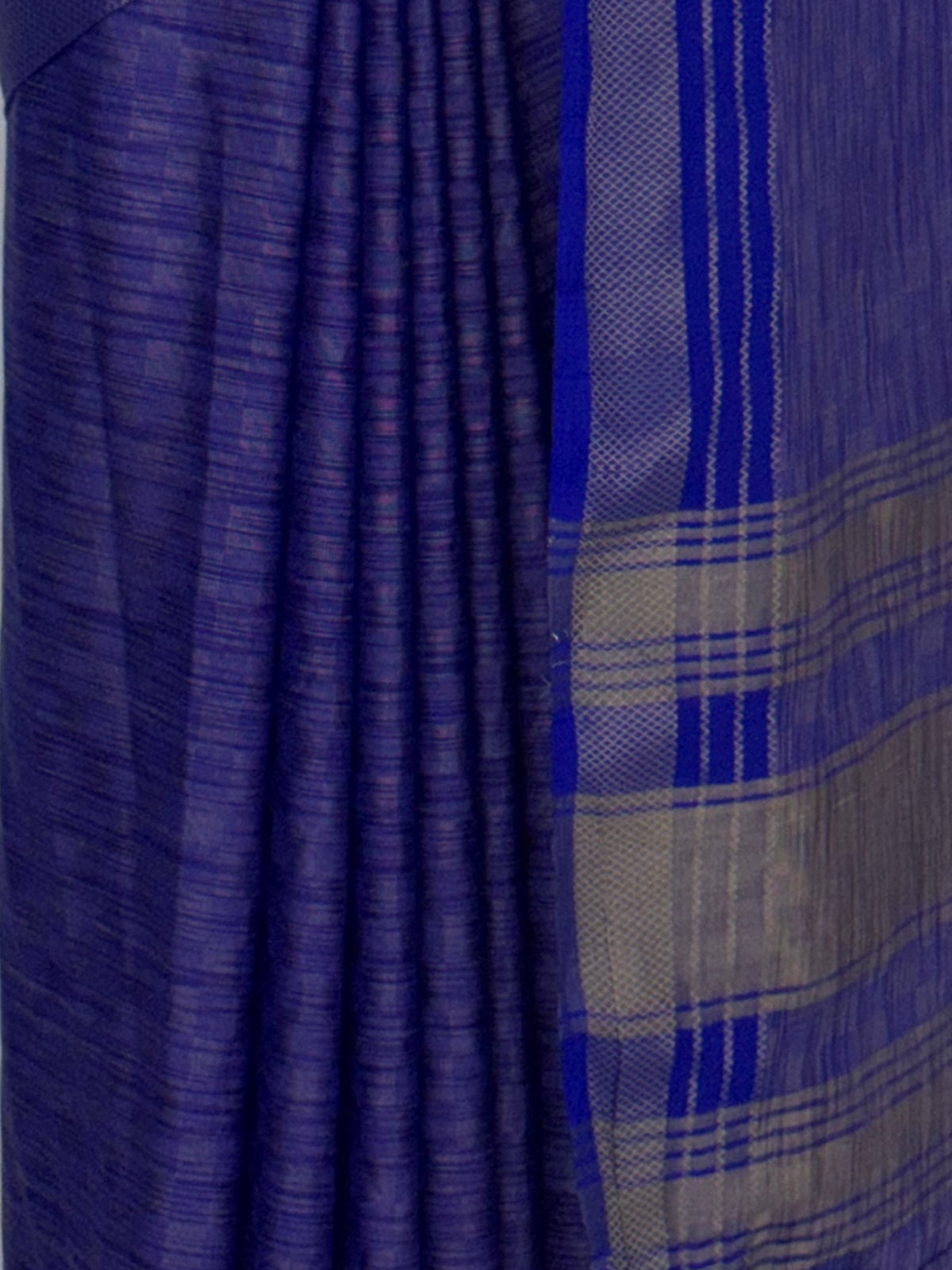 MIMOSA Royal Blue Mysore Silk Crepe Saree — fleets shot full lifestyle