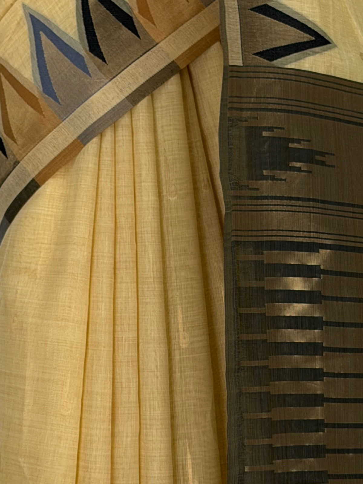 MIMOSA Tussar Banarasi Saree — fleets shot full lifestyle
