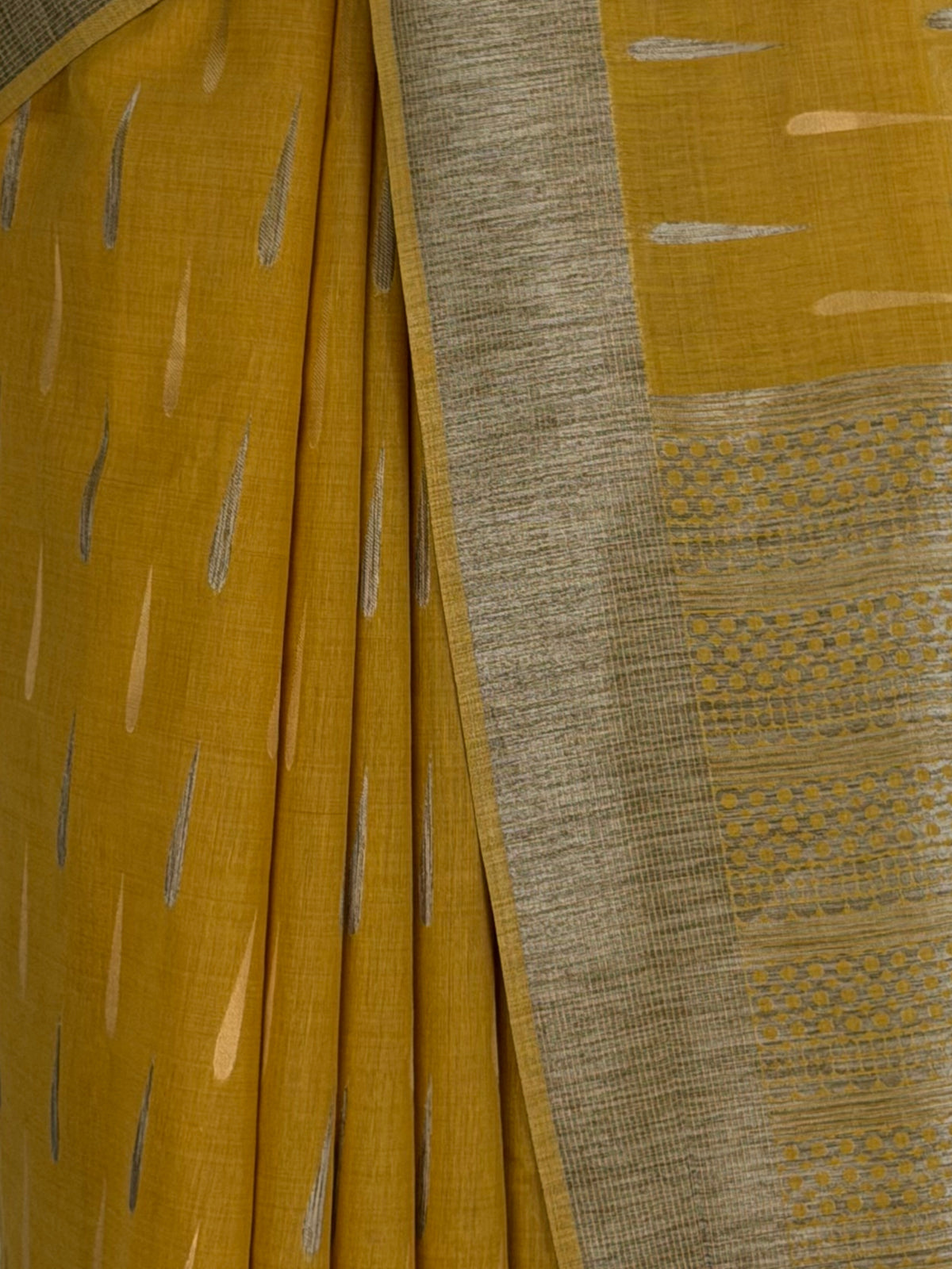 MIMOSA Mustard Banarasi Saree — fleets shot full lifestyle