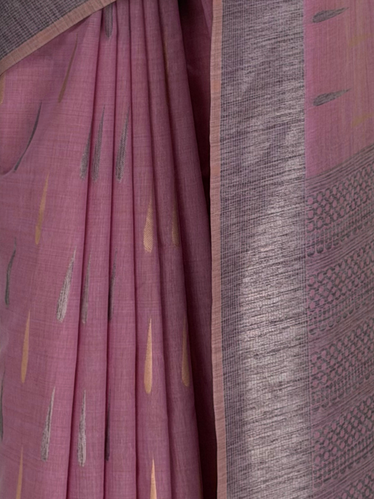 MIMOSA Pink Banarasi Saree — fleets shot full lifestyle