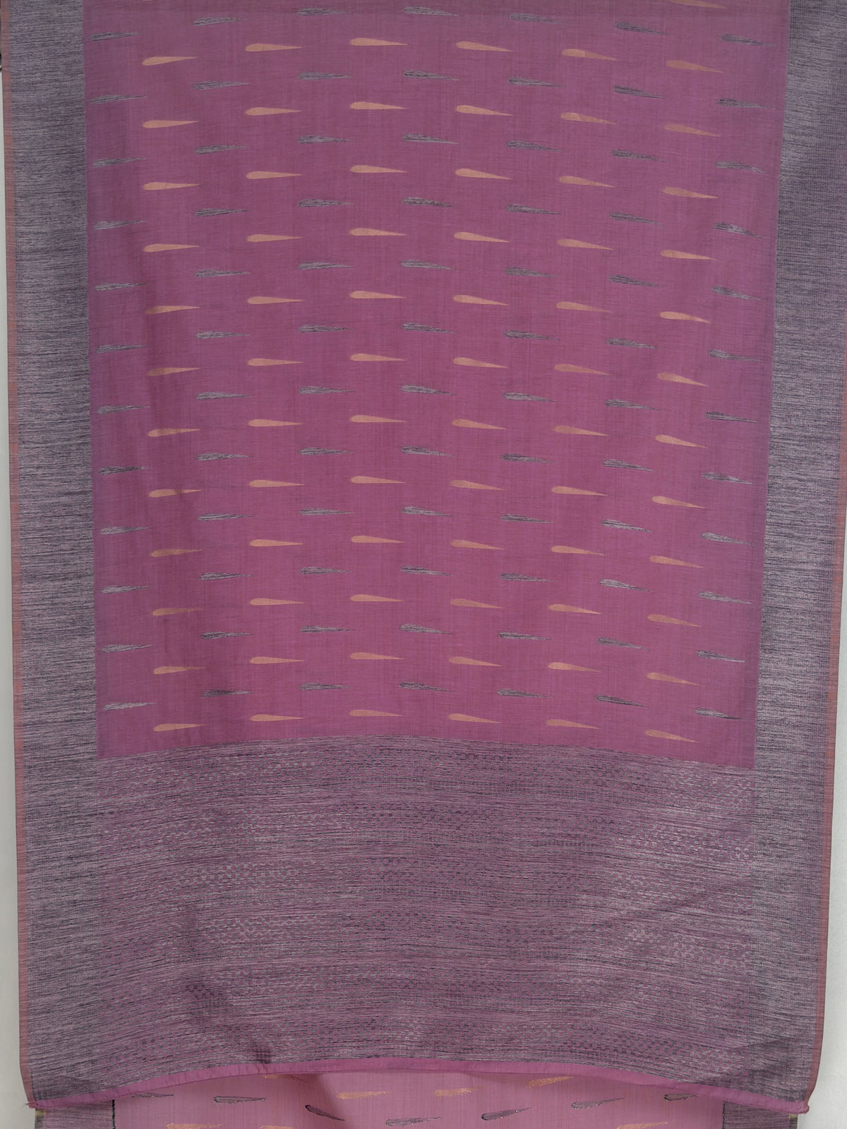 MIMOSA Pink Banarasi Saree — pallu and zari work detail