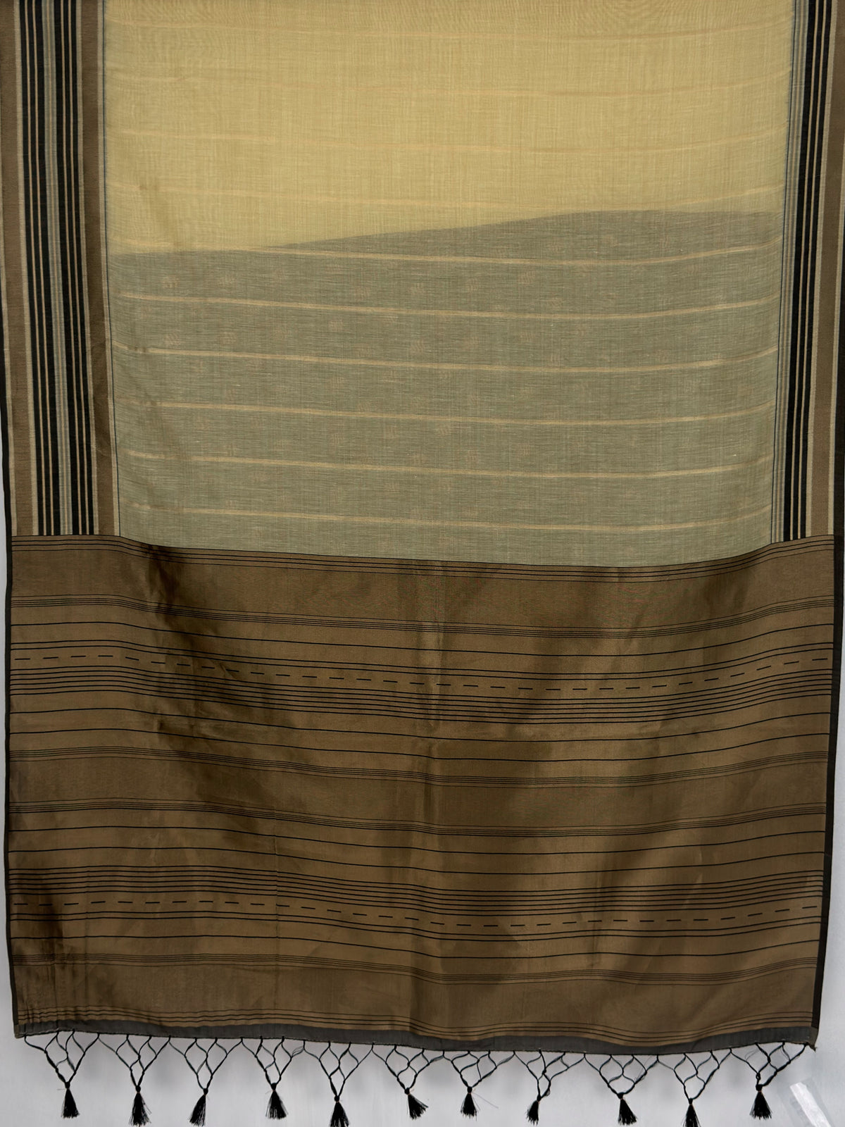 MIMOSA Tussar Banarasi Saree — pallu and zari work detail