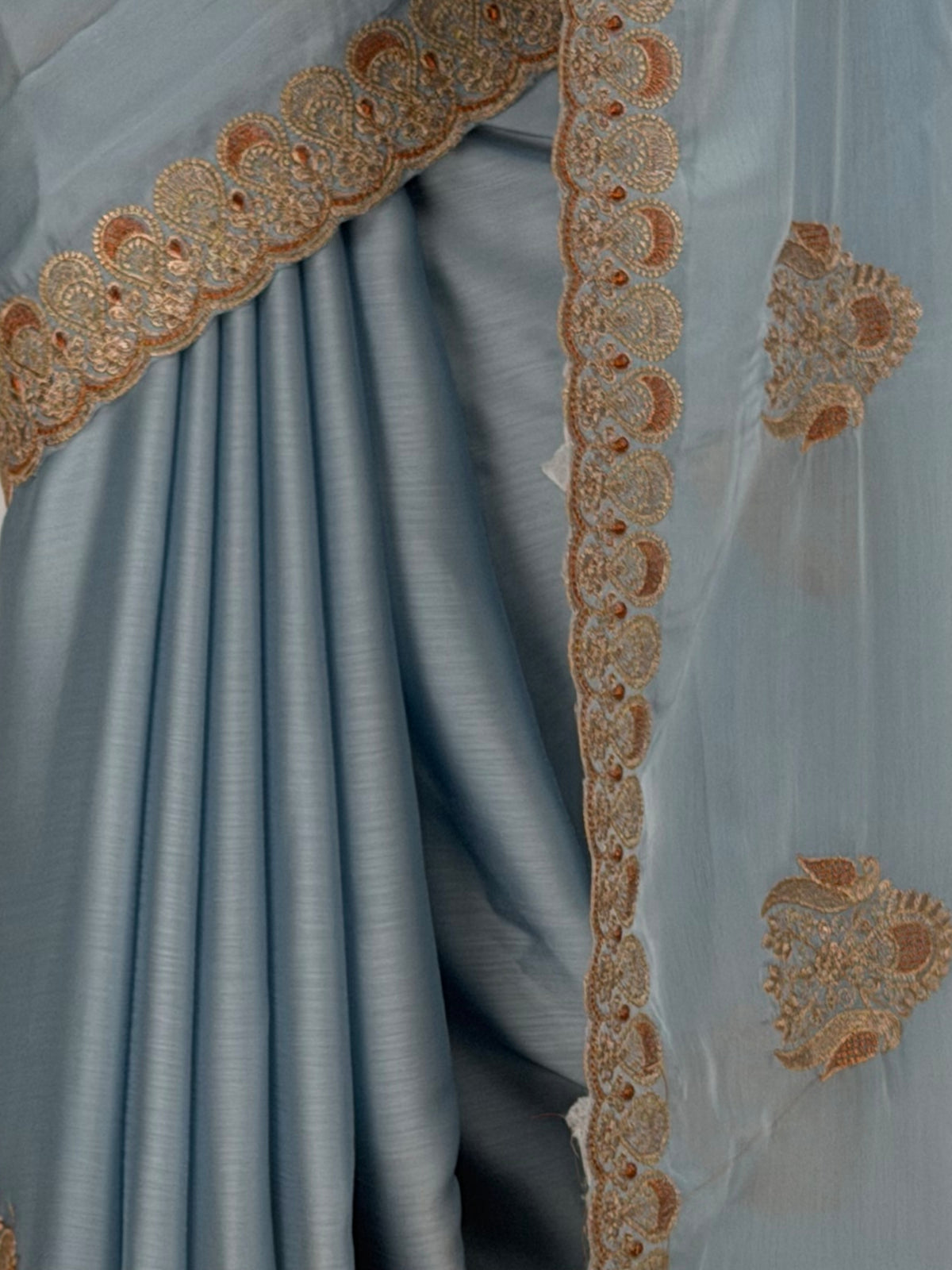 MIMOSA Ananda Banarasi Chiffon Saree — fleets shot full lifestyle