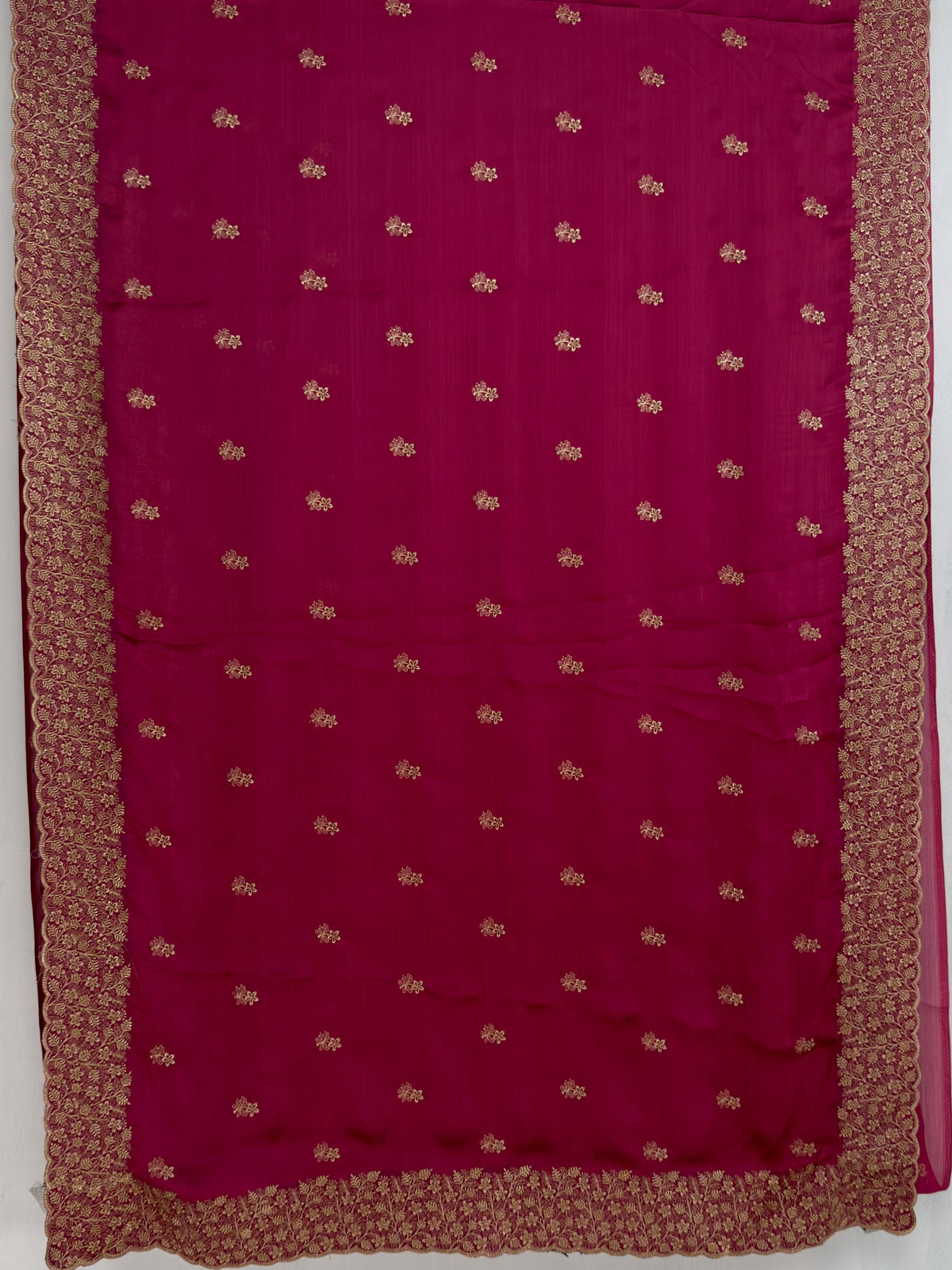 MIMOSA Gajari Banarasi Saree — pallu and zari work detail